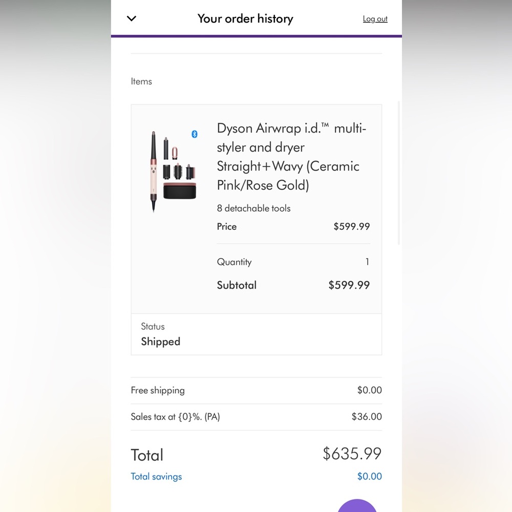 Dyson Airwrap i.d. Multi-Styler in Ceramic Pink and Rose Gold